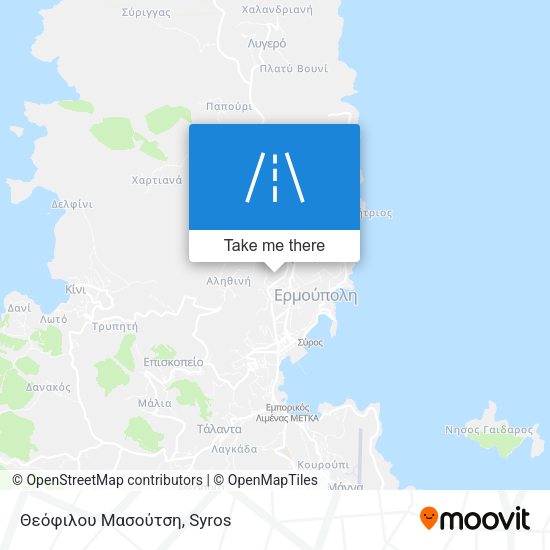 Θεόφιλου Μασούτση map