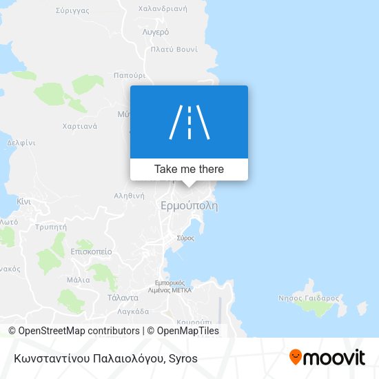 Κωνσταντίνου Παλαιολόγου map