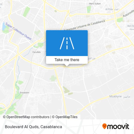 Boulevard Al Quds map