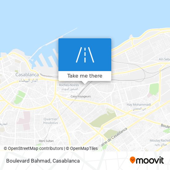 Boulevard Bahmad map
