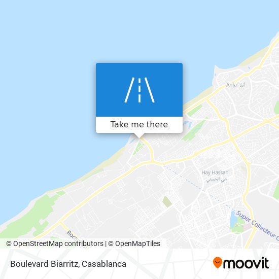 Boulevard Biarritz map