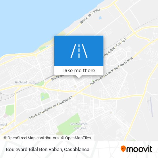 Boulevard Bilal Ben Rabah map