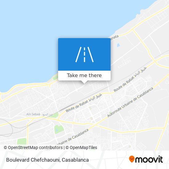 Boulevard Chefchaouni map