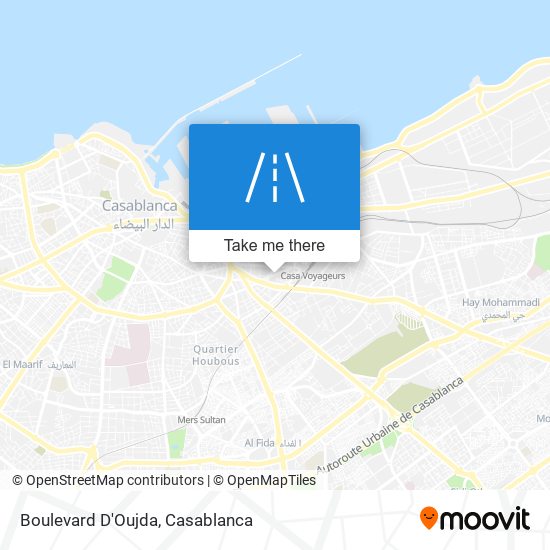 Boulevard D'Oujda map