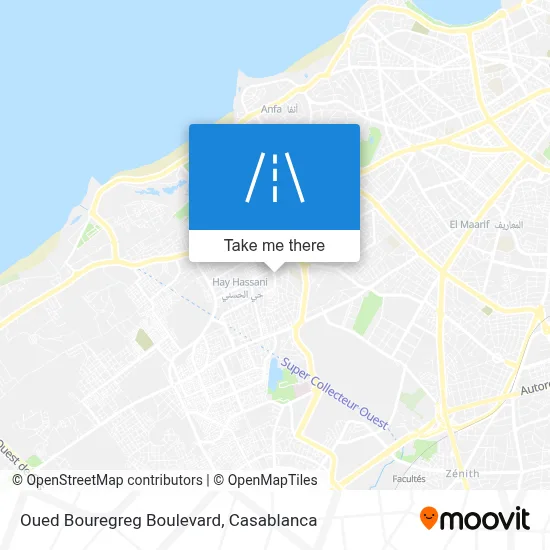 Boulevard De L'Oued Bouregreg map