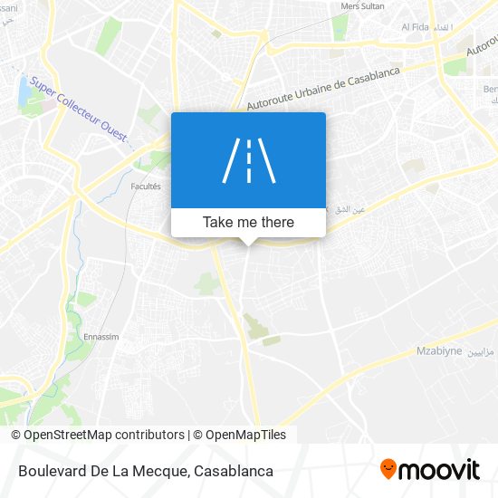 Boulevard De La Mecque map
