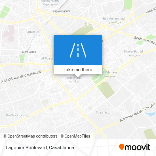 Lagouira Boulevard map
