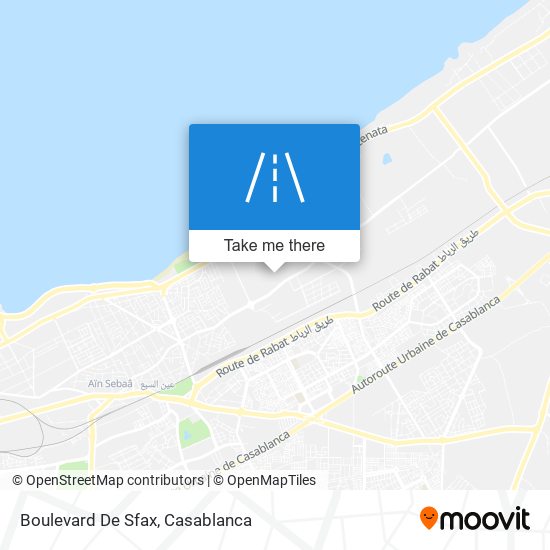 Boulevard De Sfax map