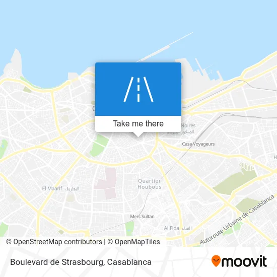 Boulevard de Strasbourg map