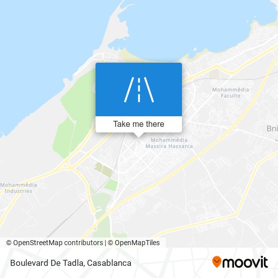 Boulevard De Tadla map