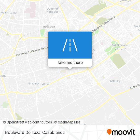 Boulevard De Taza map