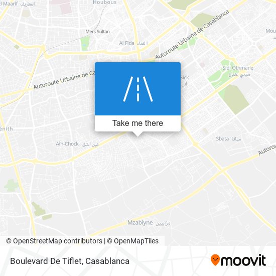 Boulevard De Tiflet map