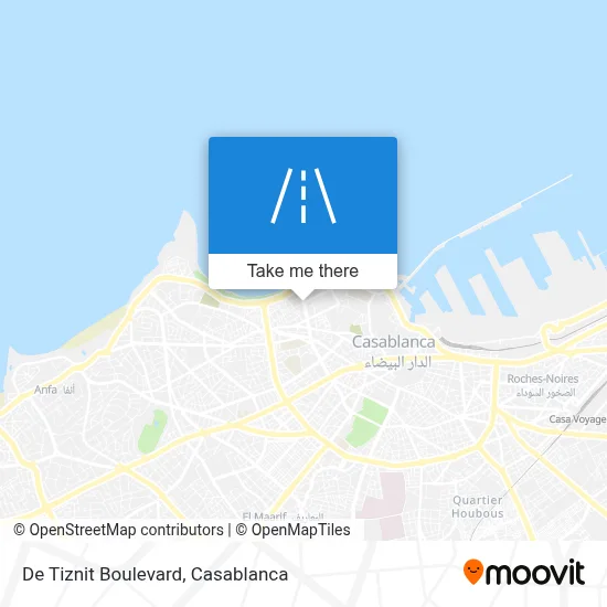 De Tiznit Boulevard map
