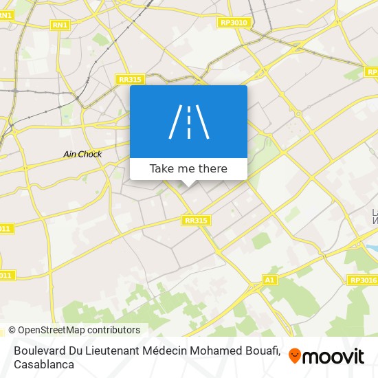 Boulevard Du Lieutenant Médecin Mohamed Bouafi map