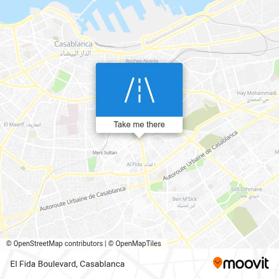 El Fida Boulevard map