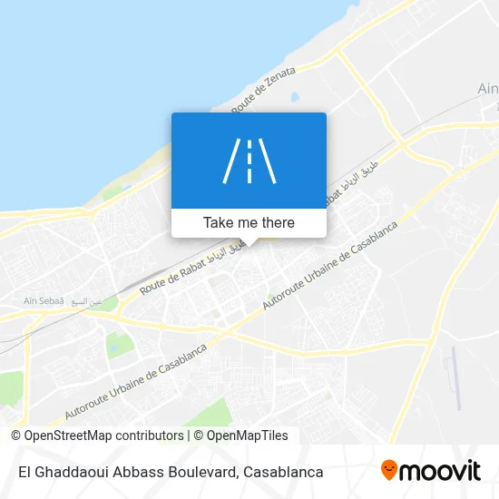 Boulevard El Ghaddaoui Abbass map