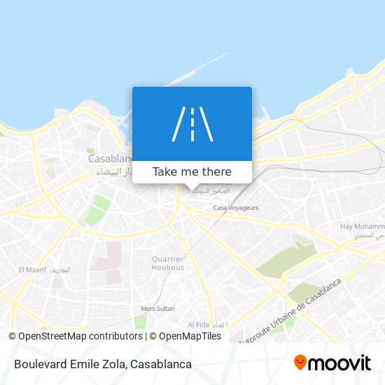 Boulevard Emile Zola map