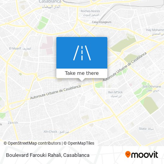 Boulevard Farouki Rahali map