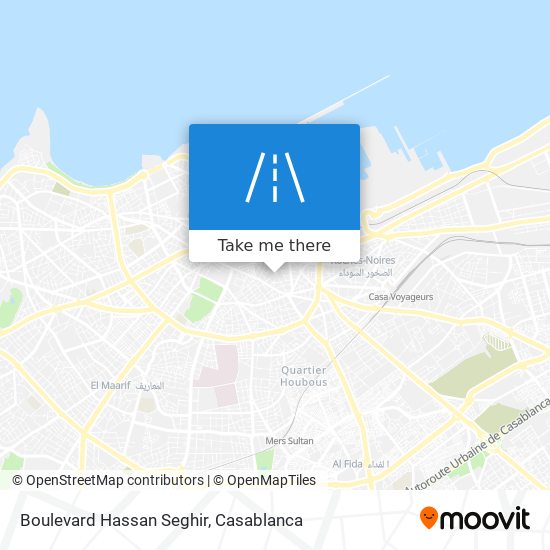 Boulevard Hassan Seghir map