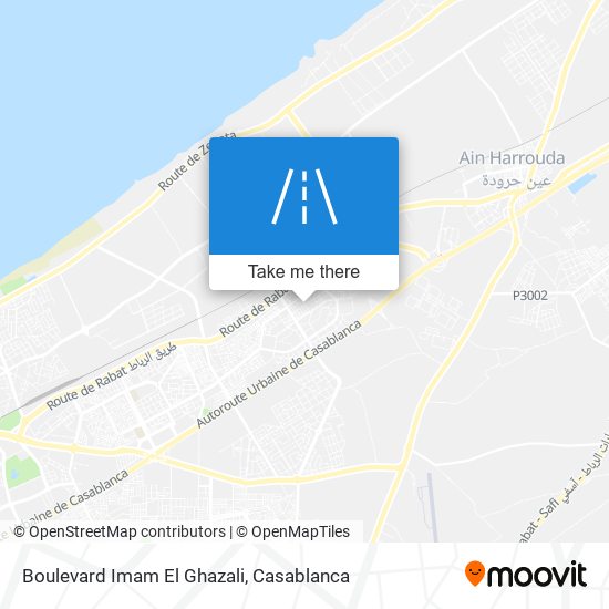 Boulevard Imam El Ghazali map