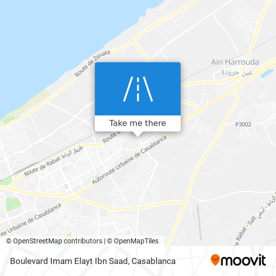 Boulevard Imam Elayt Ibn Saad map