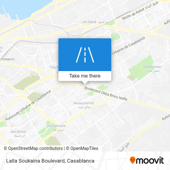 Lalla Soukaina Boulevard map