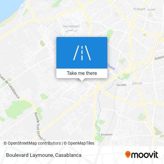 Boulevard Laymoune map