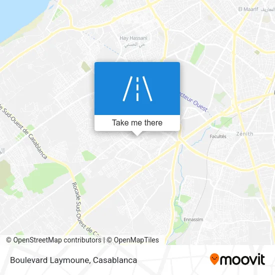 Boulevard Laymoune map