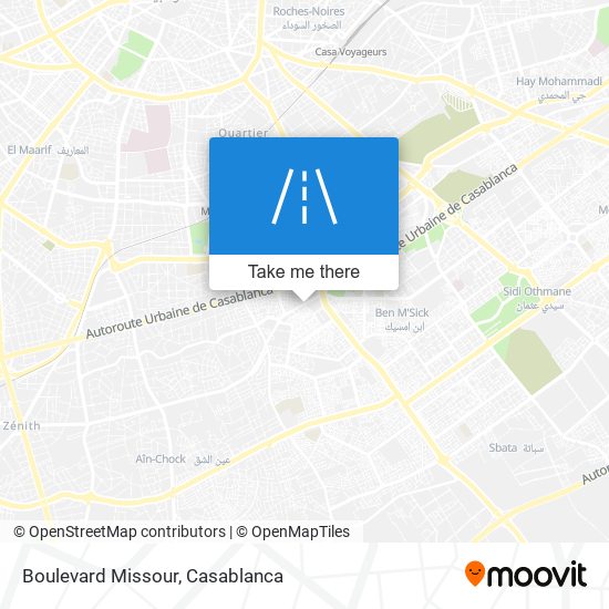 Boulevard Missour map