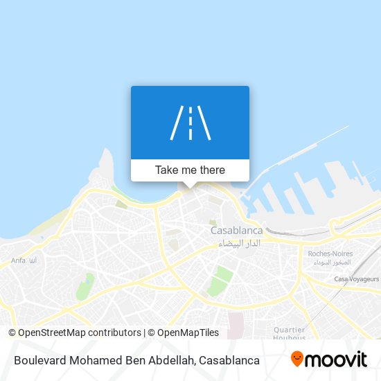 Boulevard Mohamed Ben Abdellah map