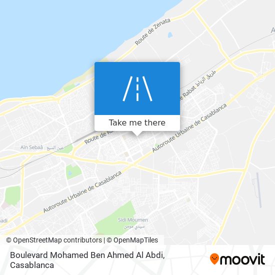 Boulevard Mohamed Ben Ahmed Al Abdi map