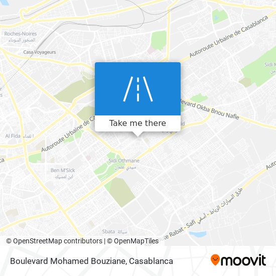 Boulevard Mohamed Bouziane map