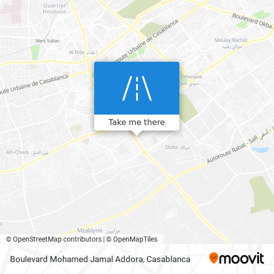 Boulevard Mohamed Jamal Addora map