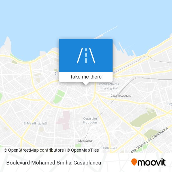 Boulevard Mohamed Smiha map