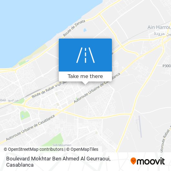 Boulevard Mokhtar Ben Ahmed Al Geurraoui map
