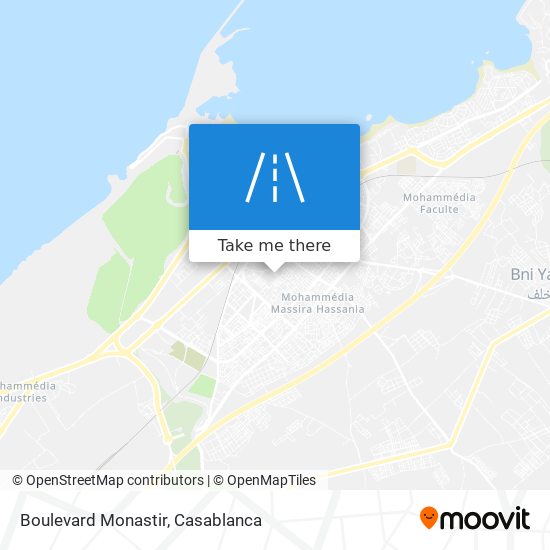 Boulevard Monastir plan