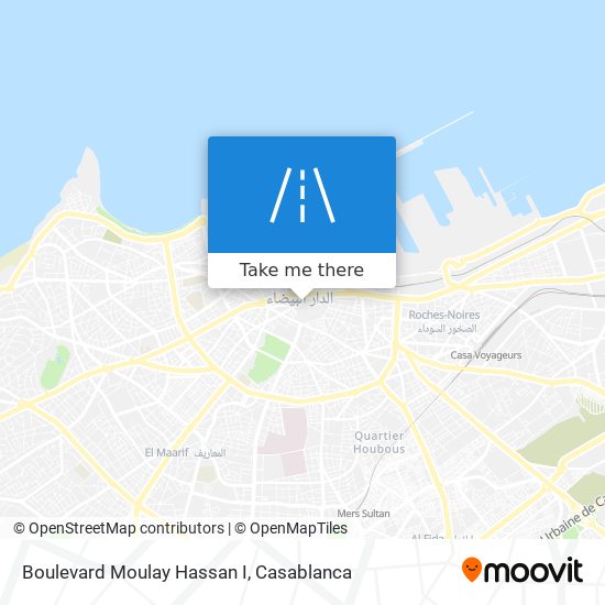 Boulevard Moulay Hassan I map