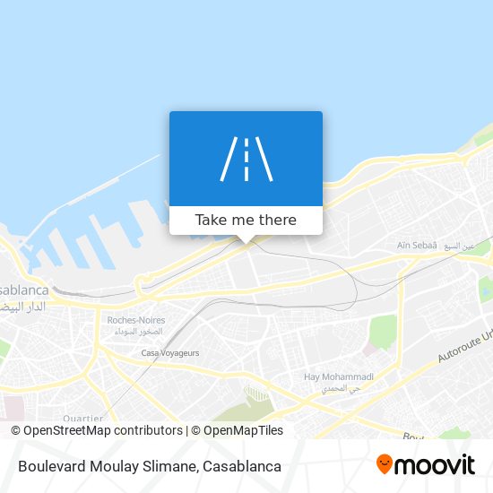 Boulevard Moulay Slimane map