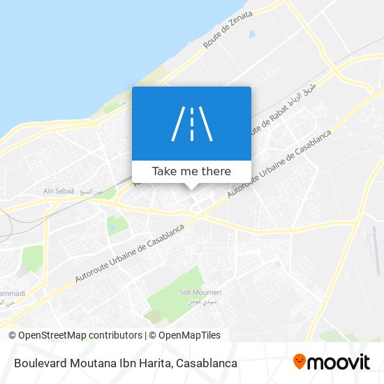 Boulevard Moutana Ibn Harita map