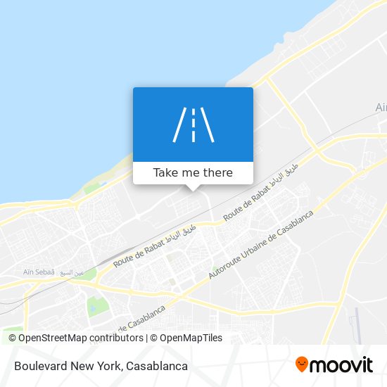 Boulevard New York map