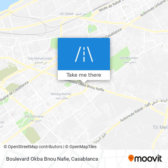 Boulevard Okba Bnou Nafie map