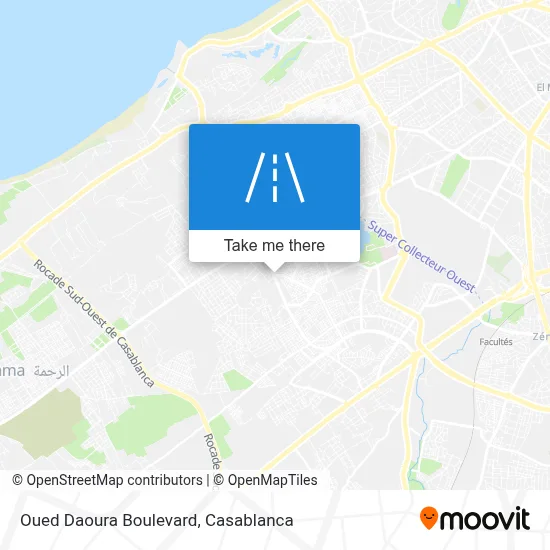 Oued Daoura Boulevard map
