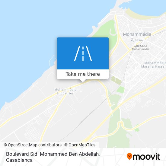 Boulevard Sidi Mohammed Ben Abdellah plan