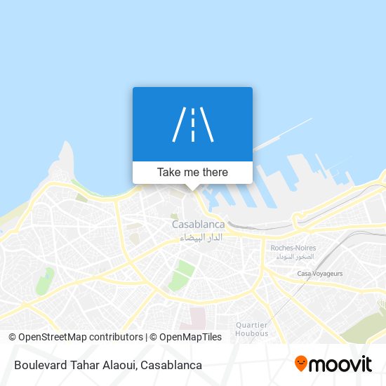 Boulevard Tahar Alaoui plan