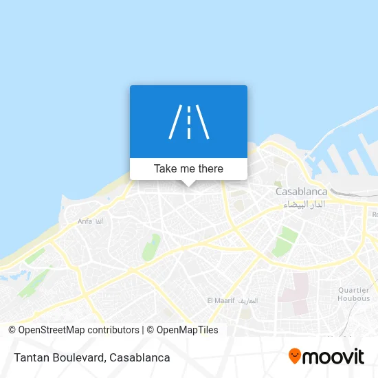 Tantan Boulevard map