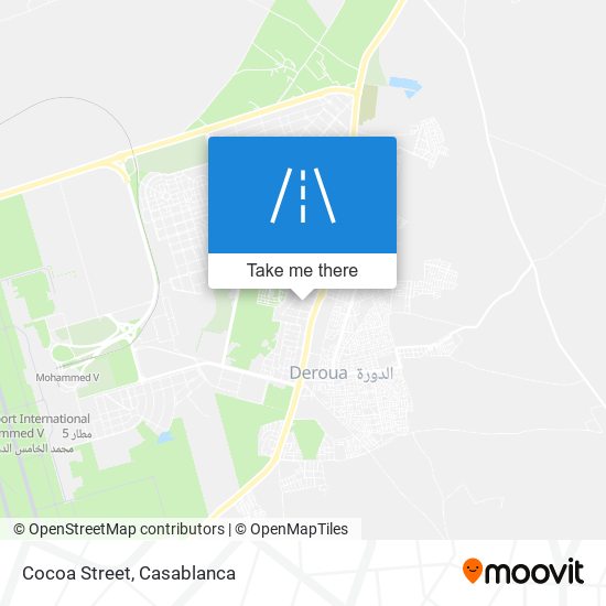 Cocoa Street map