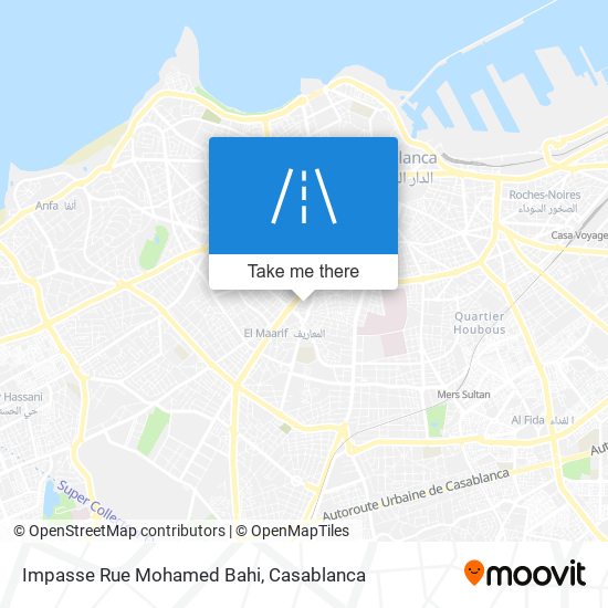Impasse Rue Mohamed Bahi map