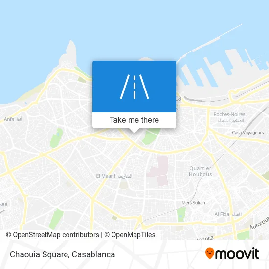 Chaouia Square map