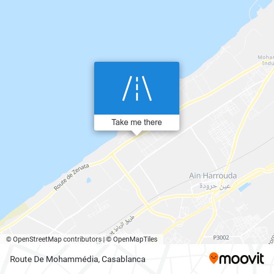Route De Mohammédia map