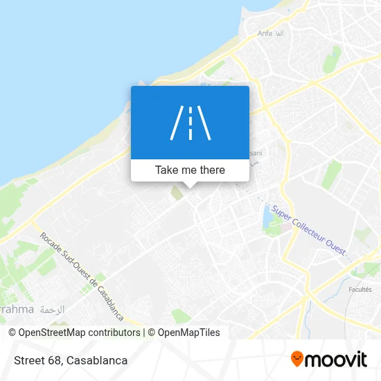 Street 68 map